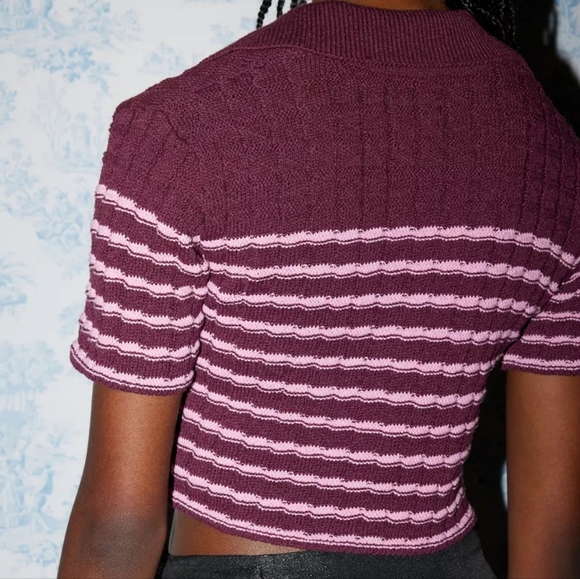 KIMCHI BLUE Button Polo Sweater - Picture 4 of 7